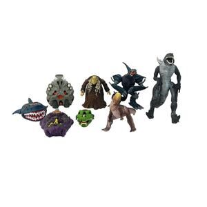 Vintage Preowned Action Figures LOT Mighty Max Godzilla Others 80s 90s Toys Mix